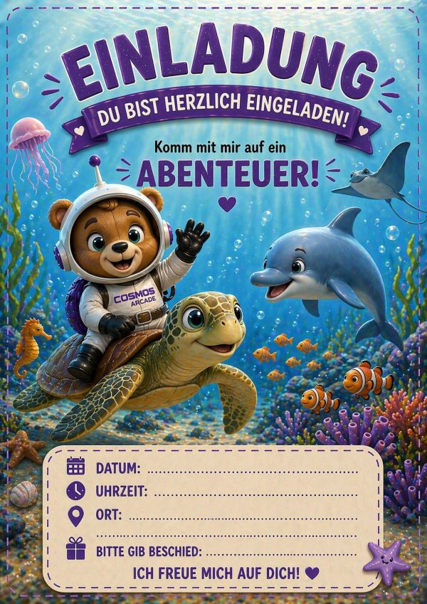 Einladungskarte Motiv 8